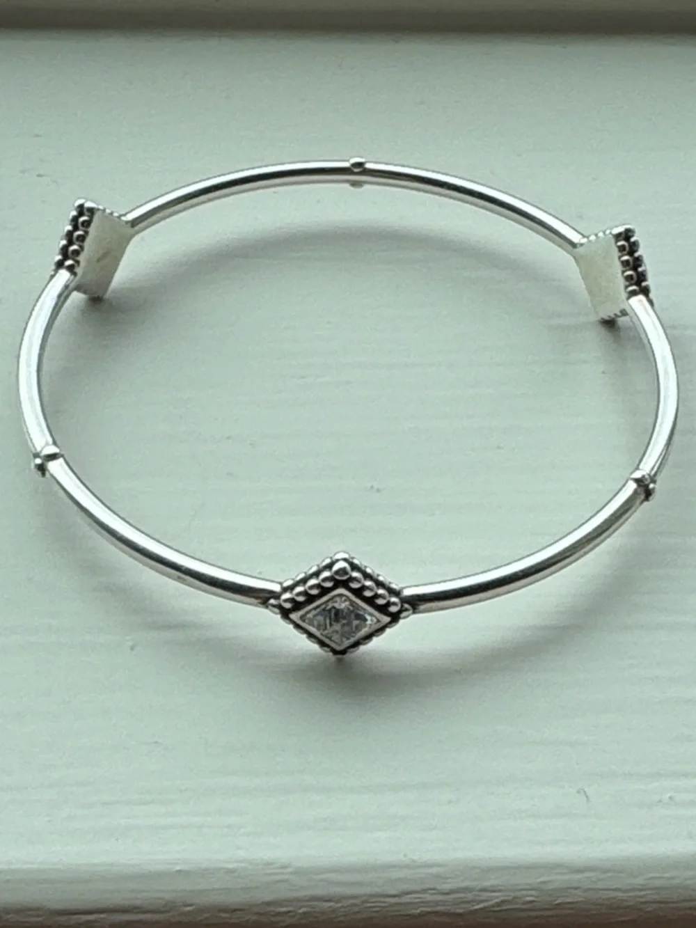Brighton Women’s Silver Twinkle Trio Bangle OS EUC Worn Once